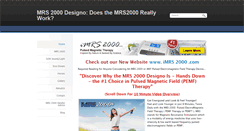 Desktop Screenshot of mrs2000designo.com